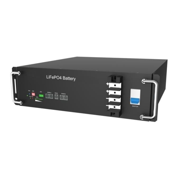 Endüstriyel Ticari Enerji Depolama için 2560Wh 51.2V DC Rack Mount Lifepo4 Pil