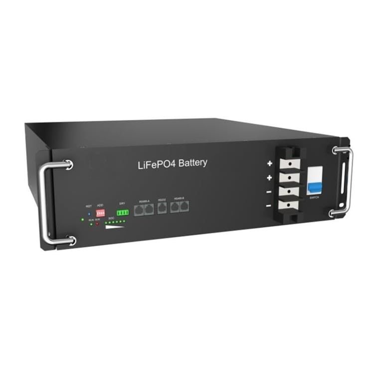 Endüstriyel Ticari Enerji Depolama için 2560Wh 51.2V DC Rack Mount Lifepo4 Pil