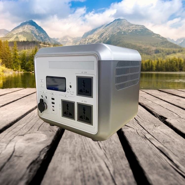 110V AC Lifepo4 Pil Paketi, Güneş Hibrit Değiştiricisi ile Taşınabilir Güneş Enerjisi Santrali