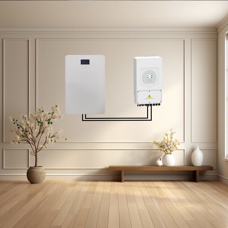 2.56kwh Duvarlı Lityum Demir Fosfat Bataryası Ev Güneş Sistemi için
