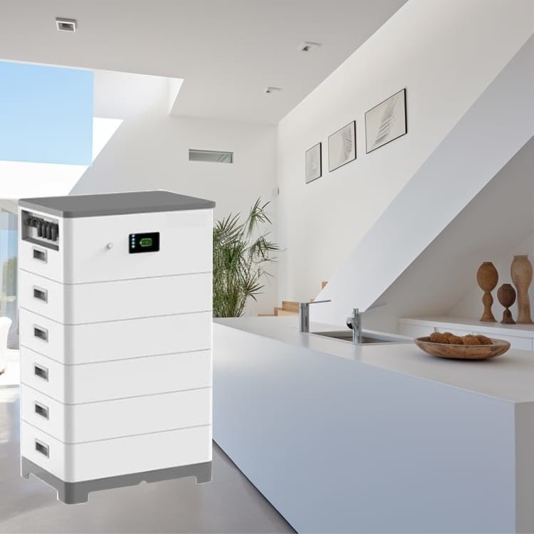 ESS 2.56KWH 5.12KWH 10.24KWH Lityum İyon LiFePO4 Pil Güneş Enerjisi Depolama Sistemi