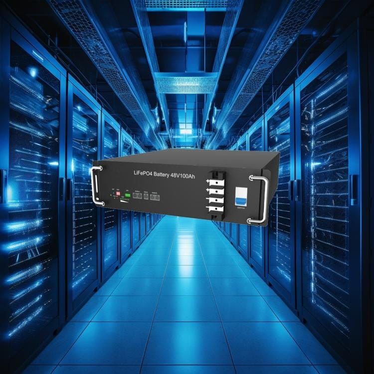 Akü Paketi 24v 200ah Lityum İyon Akü Rack Takılı Güneş Sistemi Enerji Depolama Aküsü