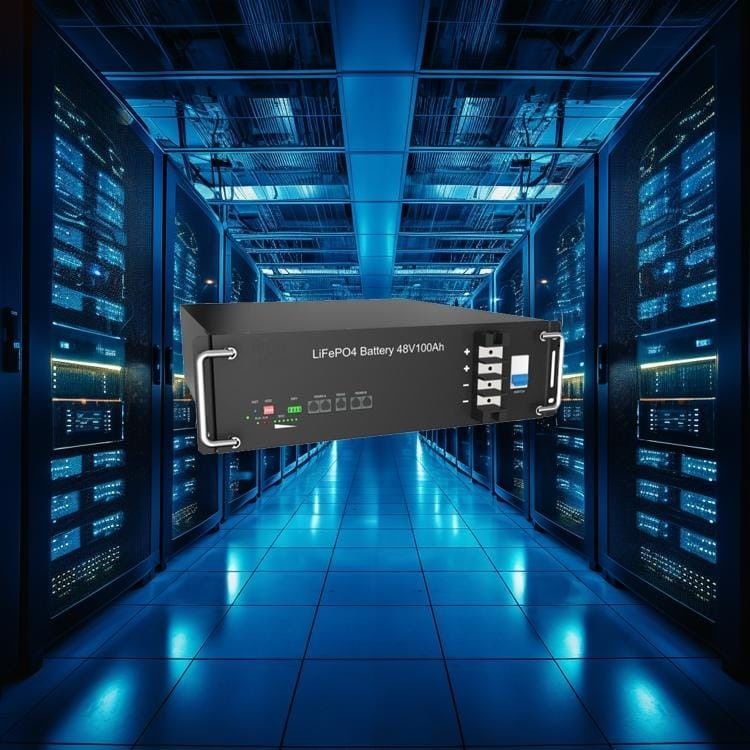 Yüksek Voltajlı Rack Montajlı 50kWh Lifepo4 Ticari Enerji Depolama Sistemleri Güneş Pilleri