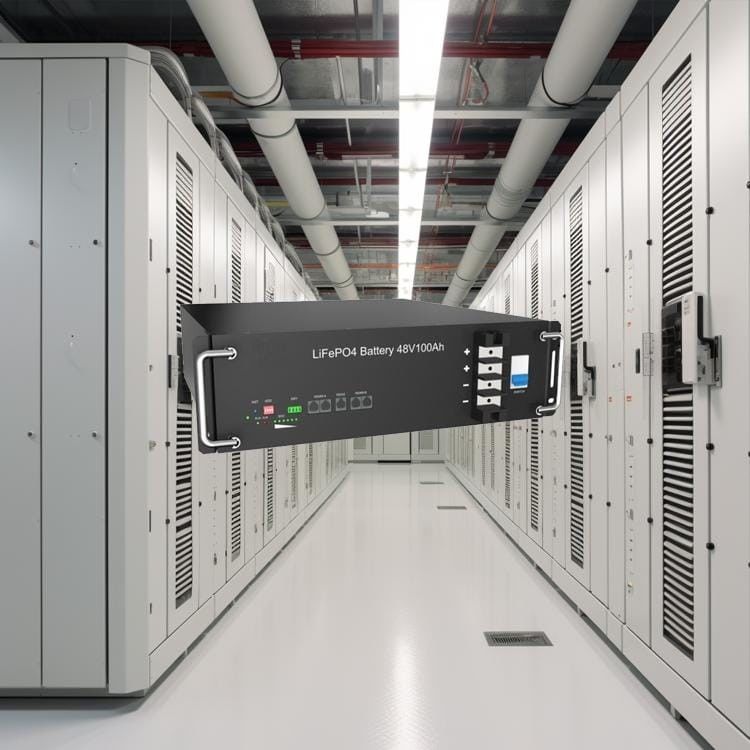 Yüksek Voltajlı Lifepo4 Rak Montajlı Lityum Pil 30kwh-50kwh Enerji Depolama Sistemi
